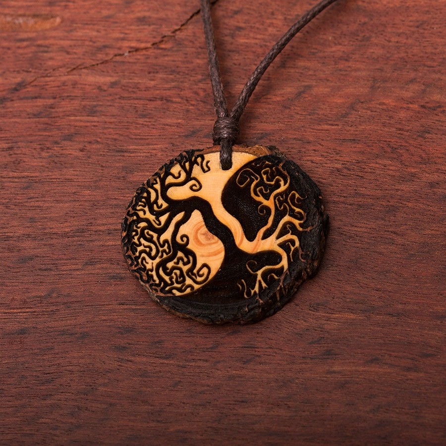 Baum des Lebens Yin Yang  Holz Sonnenbrillen