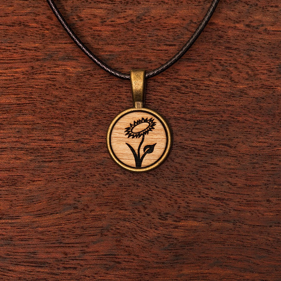 Vegan Blume  Holz Sonnenbrillen