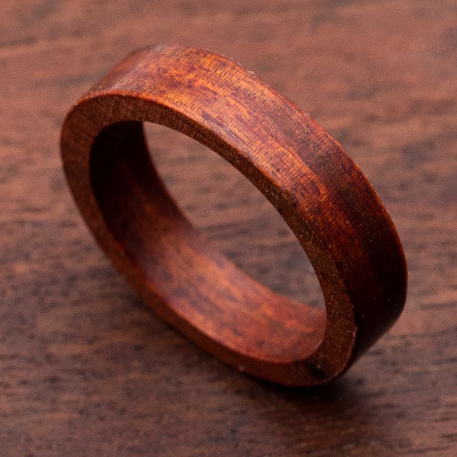 Ring rotbraun natur  Holz Sonnenbrillen