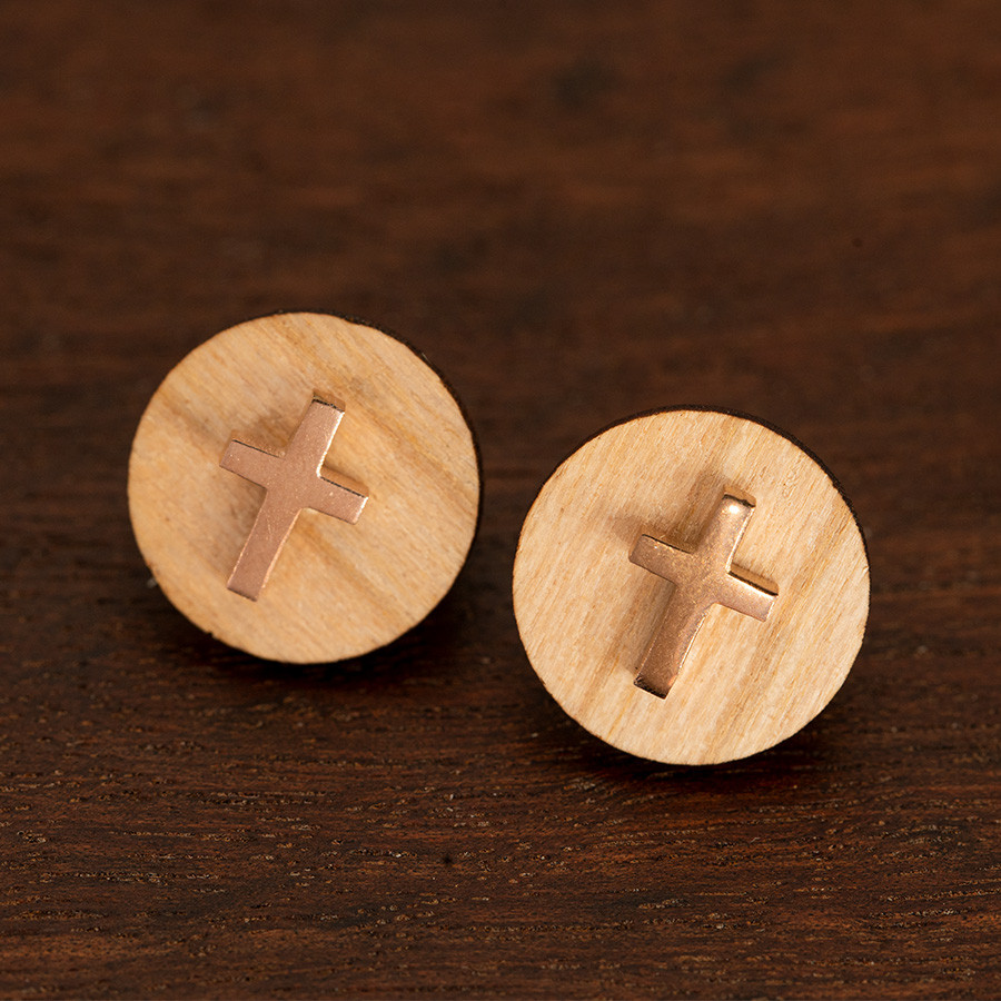 Kreuz  Holz Sonnenbrillen