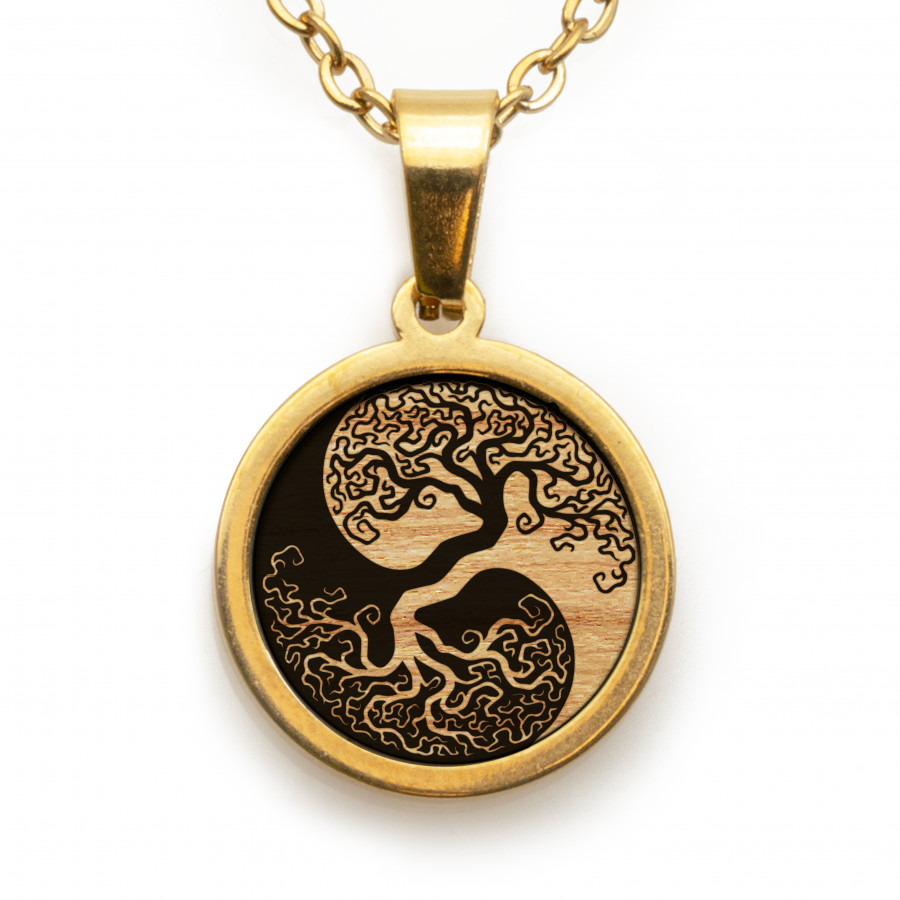 Yin Yang  Holz Sonnenbrillen