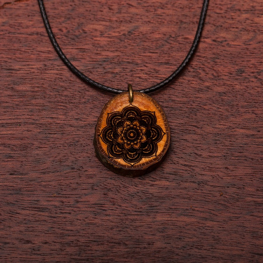 Mandala Blume  Holz Sonnenbrillen